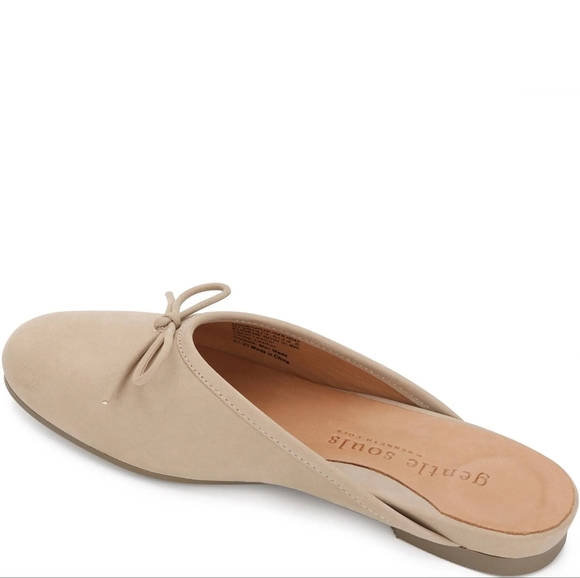 Gentle Souls Eugene Bow Leather Slide Flat Mule 9.5 - Picture 12 of 13